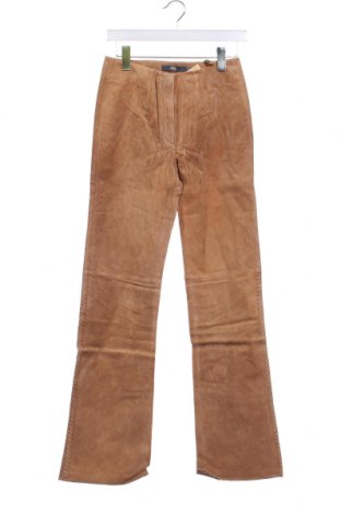 Pantaloni de piele pentru damă TCM, Mărime S, Culoare Bej, Preț 87,10 Lei