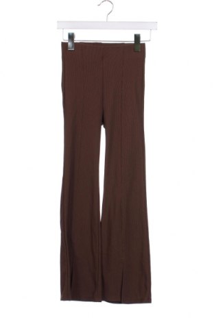 Дамски панталон Bershka, Размер XXS, Цвят Кафяв, Цена 14,50 лв.