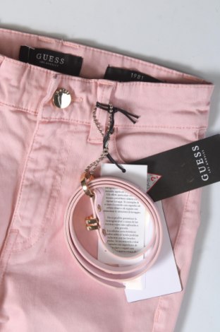 Дамски панталон Guess, Размер XXS, Цвят Розов, Цена 34,40 лв.