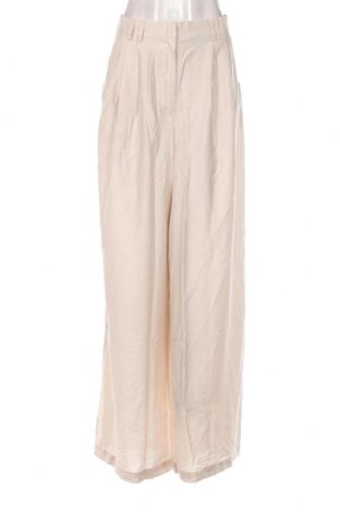 Pantaloni de femei Guido Maria Kretschmer for About You, Mărime XL, Culoare Bej, Preț 152,96 Lei