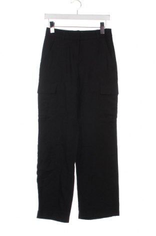 Дамски панталон H&M, Размер XS, Цвят Черен, Цена 17,48 лв.