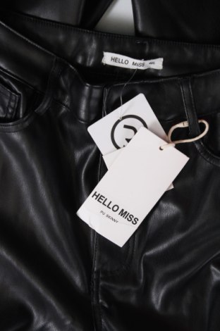 Γυναικείο παντελόνι Hello Miss, Μέγεθος XS, Χρώμα Μαύρο, Τιμή 8,63 €
