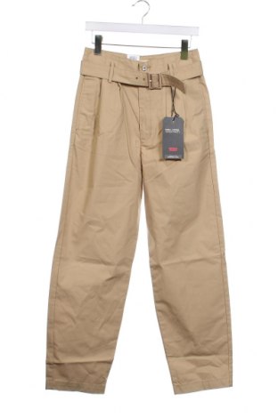 Дамски панталон Levi's, Размер S, Цвят Бежов, Цена 62,40 лв.