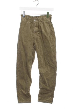 Дамски панталон Mango, Размер XS, Цвят Зелен, Цена 15,30 лв.