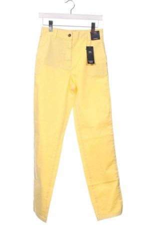 Γυναικείο παντελόνι Marks & Spencer, Μέγεθος XS, Χρώμα Κίτρινο, Τιμή 9,91 €