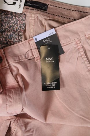 Дамски панталон Marks & Spencer, Размер S, Цвят Розов, Цена 18,60 лв.