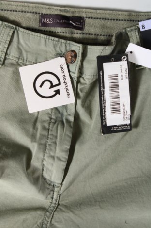 Дамски панталон Marks & Spencer, Размер S, Цвят Зелен, Цена 62,00 лв.