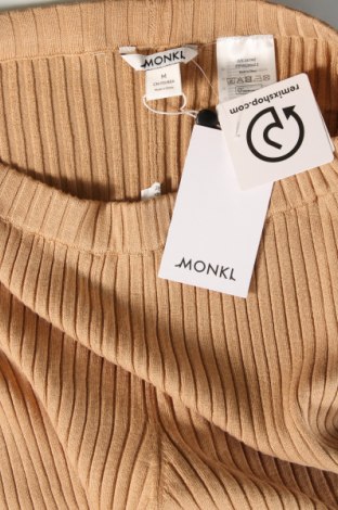 Γυναικείο παντελόνι Monki, Μέγεθος M, Χρώμα  Μπέζ, Τιμή 9,53 €
