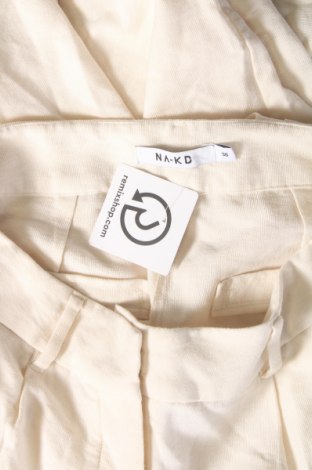 Γυναικείο παντελόνι NA-KD, Μέγεθος M, Χρώμα Εκρού, Τιμή 13,63 €