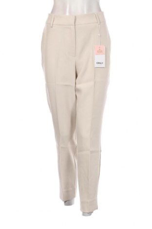 Pantaloni de femei ONLY, Mărime M, Culoare Ecru, Preț 91,78 Lei