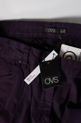 Дамски панталон Oviesse, Размер XL, Цвят Лилав, Цена 46,00 лв.