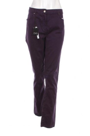 Pantaloni de femei Oviesse, Mărime XL, Culoare Mov, Preț 77,17 Lei