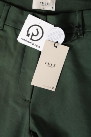 Дамски панталон Pulz Jeans, Размер M, Цвят Зелен, Цена 93,00 лв.