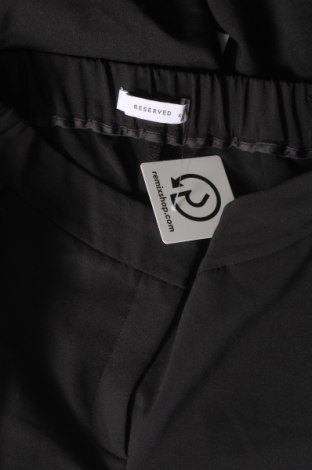 Pantaloni de femei Reserved, Mărime S, Culoare Negru, Preț 39,95 Lei