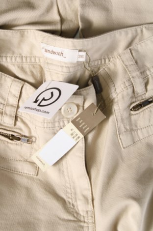 Pantaloni de femei Sandwich_, Mărime S, Culoare Bej, Preț 299,24 Lei