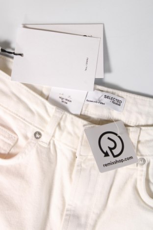 Дамски панталон Selected Femme, Размер M, Цвят Бял, Цена 68,20 лв.