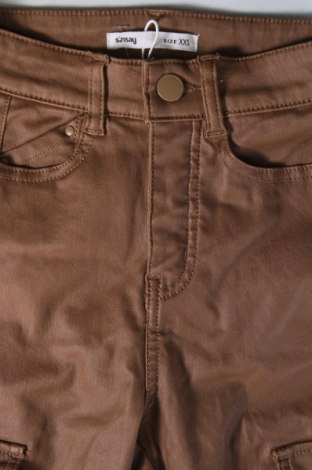 Dámské kalhoty  Sinsay, Velikost XXS, Barva Béžová, Cena  170,00 Kč