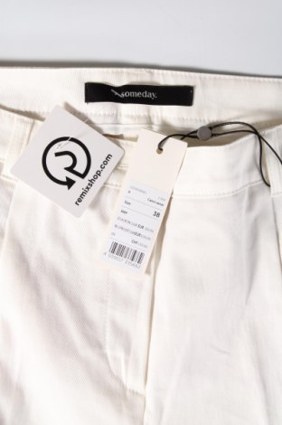 Pantaloni de femei Someday., Mărime M, Culoare Alb, Preț 305,92 Lei