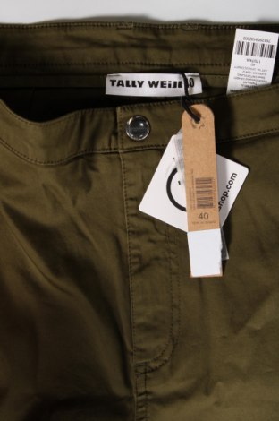 Дамски панталон Tally Weijl, Размер M, Цвят Зелен, Цена 11,50 лв.