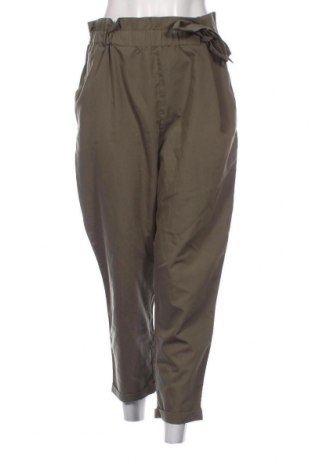 Pantaloni de femei Zara, Mărime L, Culoare Verde, Preț 68,88 Lei