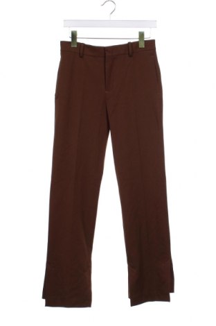 Дамски панталон Zara, Размер XS, Цвят Кафяв, Цена 9,72 лв.