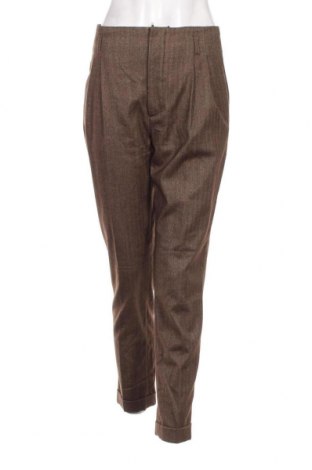 Дамски панталон Zara, Размер S, Цвят Кафяв, Цена 10,80 лв.
