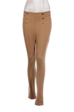 Pantaloni de femei Zara, Mărime M, Culoare Bej, Preț 88,82 Lei