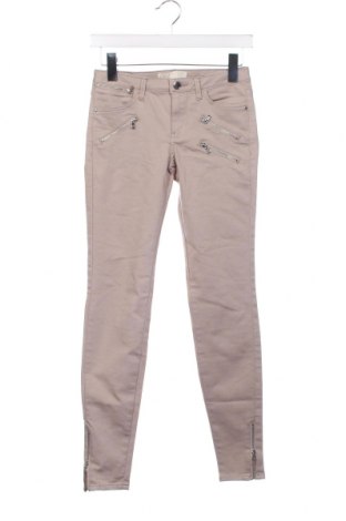 Дамски панталон Zara, Размер XS, Цвят Бежов, Цена 29,00 лв.