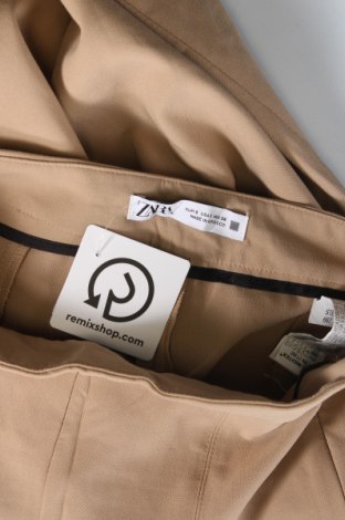 Damenhose Zara, Größe XS, Farbe Beige, Preis 18,79 €