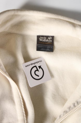 Damen Fleece Sweatshirt Jack Wolfskin, Größe M, Farbe Ecru, Preis 33,40 €