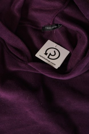 Damen Fleece Sweatshirt Trendyol, Größe S, Farbe Lila, Preis 5,71 €