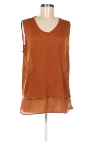 Γυναικείο αμάνικο μπλουζάκι, Μέγεθος XL, Χρώμα Καφέ, Τιμή 3,59 €