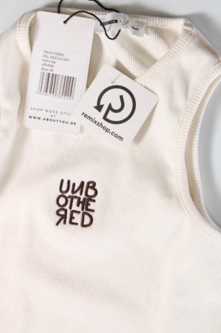 Γυναικείο αμάνικο μπλουζάκι About You, Μέγεθος M, Χρώμα Λευκό, Τιμή 15,98 €