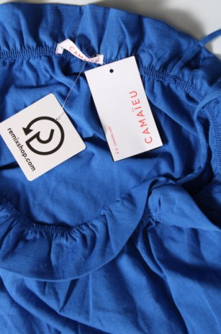 Γυναικείο αμάνικο μπλουζάκι Camaieu, Μέγεθος L, Χρώμα Μπλέ, Τιμή 2,71 €