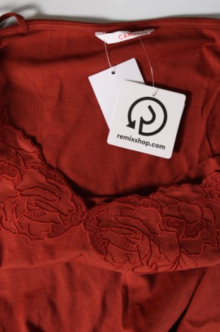 Γυναικείο αμάνικο μπλουζάκι Camaieu, Μέγεθος L, Χρώμα Καφέ, Τιμή 2,71 €