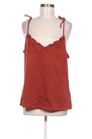 Γυναικείο αμάνικο μπλουζάκι Camaieu, Μέγεθος XL, Χρώμα Καφέ, Τιμή 2,81 €