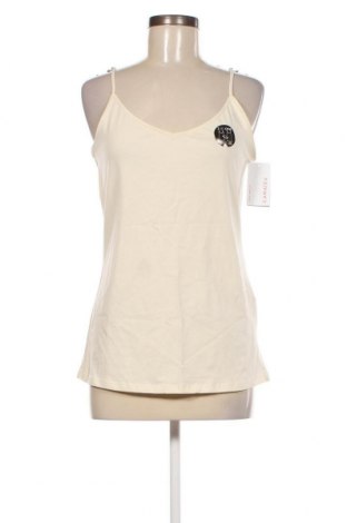 Γυναικείο αμάνικο μπλουζάκι Camaieu, Μέγεθος XL, Χρώμα  Μπέζ, Τιμή 5,41 €