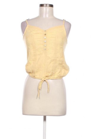 Γυναικείο αμάνικο μπλουζάκι Camaieu, Μέγεθος XS, Χρώμα Κίτρινο, Τιμή 10,82 €