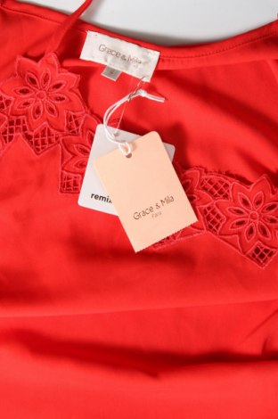 Tricou de damă Grace & Mila, Mărime S, Culoare Roșu, Preț 101,97 Lei