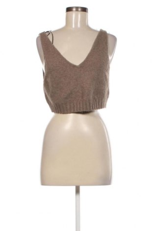 Γυναικείο αμάνικο μπλουζάκι H&M, Μέγεθος M, Χρώμα Καφέ, Τιμή 2,57 €