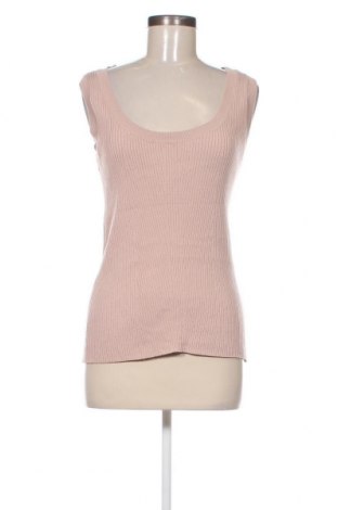 Γυναικείο αμάνικο μπλουζάκι H&M, Μέγεθος L, Χρώμα  Μπέζ, Τιμή 4,42 €