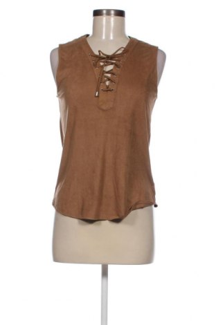Γυναικείο αμάνικο μπλουζάκι Jennifer Taylor, Μέγεθος S, Χρώμα  Μπέζ, Τιμή 3,99 €