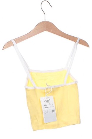 Γυναικείο αμάνικο μπλουζάκι Jennyfer, Μέγεθος XXS, Χρώμα Κίτρινο, Τιμή 2,92 €