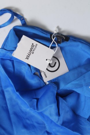 Γυναικείο αμάνικο μπλουζάκι Jennyfer, Μέγεθος XS, Χρώμα Μπλέ, Τιμή 5,84 €