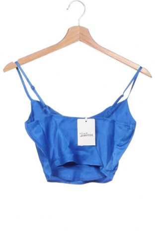 Γυναικείο αμάνικο μπλουζάκι Jennyfer, Μέγεθος XXS, Χρώμα Μπλέ, Τιμή 5,84 €