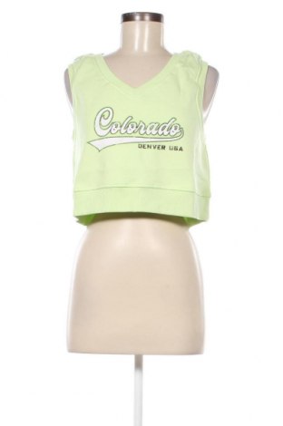 Γυναικείο αμάνικο μπλουζάκι Jennyfer, Μέγεθος L, Χρώμα Πράσινο, Τιμή 9,74 €