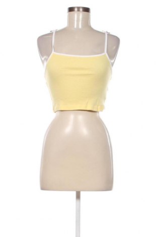 Γυναικείο αμάνικο μπλουζάκι Jennyfer, Μέγεθος L, Χρώμα Κίτρινο, Τιμή 2,27 €