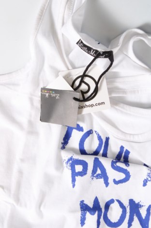 Γυναικείο αμάνικο μπλουζάκι Little Marcel, Μέγεθος XS, Χρώμα Λευκό, Τιμή 4,22 €