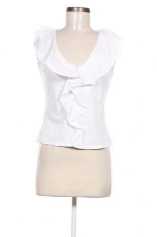 Γυναικείο αμάνικο μπλουζάκι Mango, Μέγεθος S, Χρώμα Λευκό, Τιμή 8,35 €