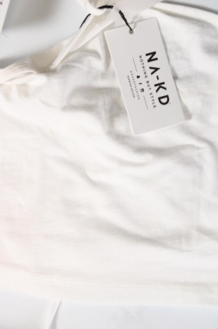 Damska koszulka na ramiączkach NA-KD, Rozmiar M, Kolor Biały, Cena 26,44 zł